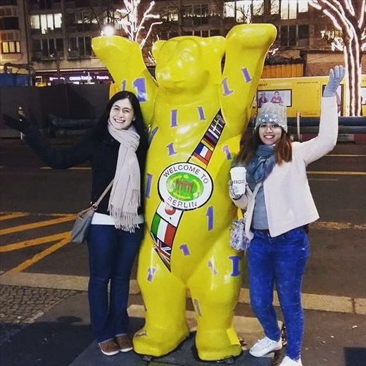 Our last day! These bears are all over the city in different colours and designs