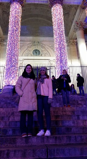 On the steps of the Museum of the City of Brussels