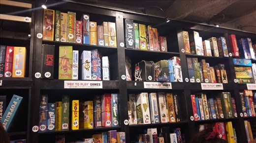Bastard Cafe, full of board games!