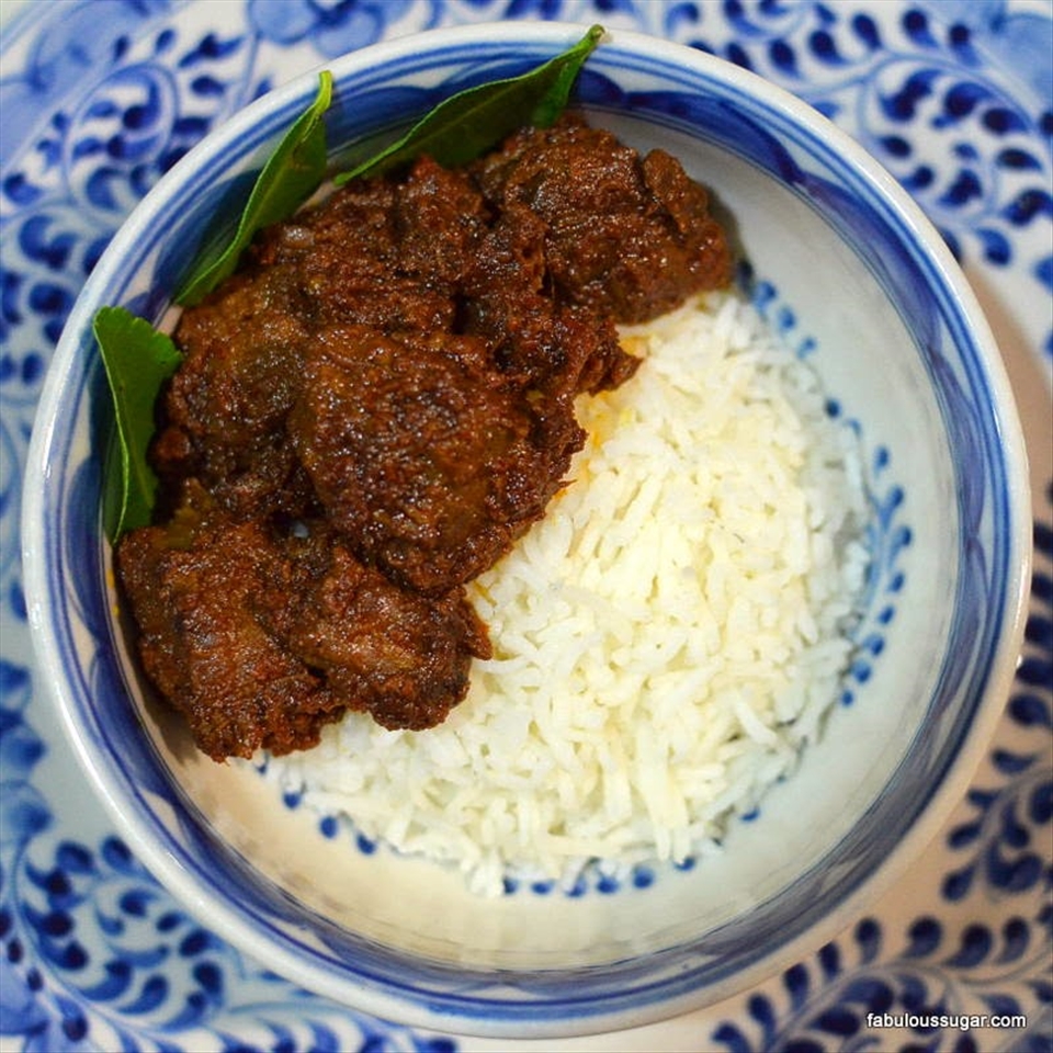 Finished Beef Rendang