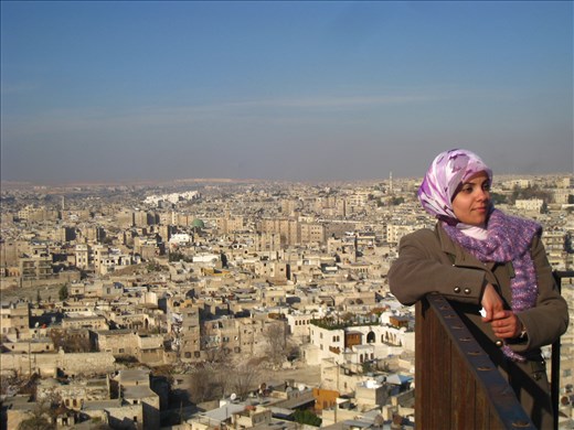 Each view has its own charm. Panoramic view on the city of Aleppo.