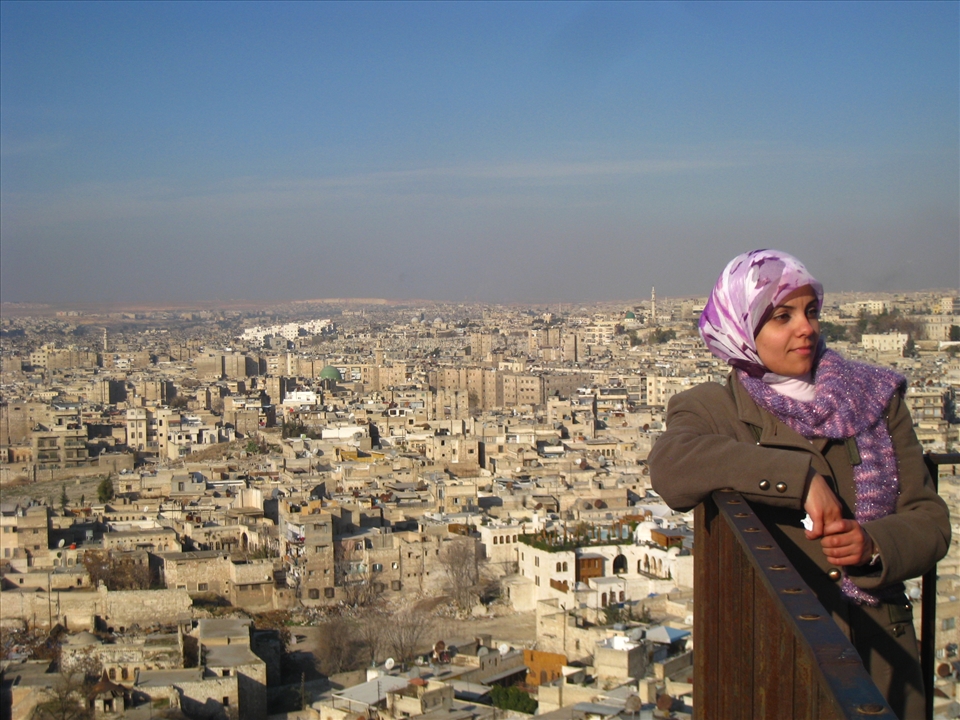 Each view has its own charm. Panoramic view on the city of Aleppo.