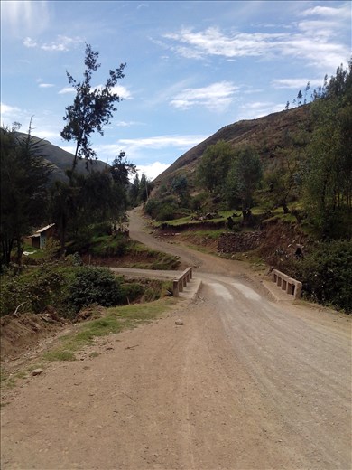 We needed to walk to the street 