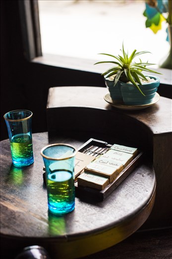 A unique silent cafe where your sensors are stimulated in this mini oasis