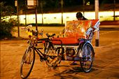 Decorated cycle rickshaws or trishaws like the one above frequenting the Raffles Hotel, are among the cultural quirks that tourists can enjoy while out and about in the modern city.: by talesandtravels, Views[893]
