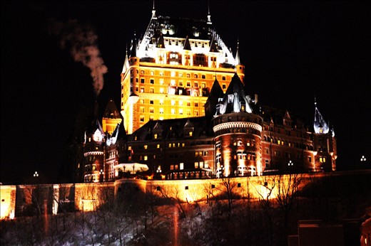 The castle is a memory of the foundation of Quebec