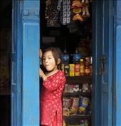 The Tharu tribe is a tribe native to the plains of Chitwan. In today’s times this tribe has been reduced to a group of landless farmers living in extreme poverty. Oblivious to her family’s financial condition, little Anita giggles away as she poses for the camera.: by tanayasurve, Views[1109]