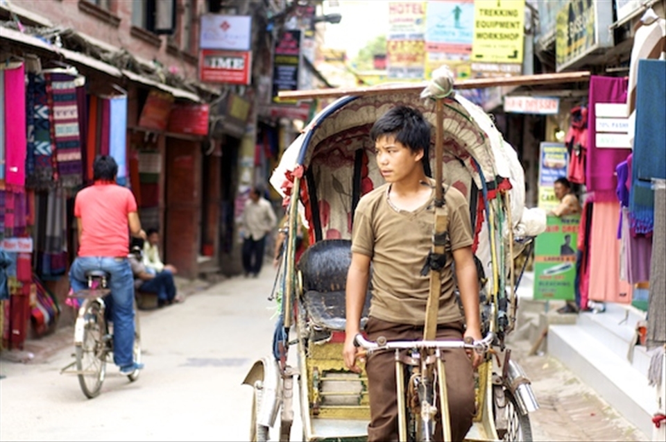 Thamel street is the most vibrant street in Kathmandu with numerous narrow by lanes dotted with shops selling beautiful handcrafted souvenirs. The streets are often bustling with foreign tourists since it forms the center of Kathmandu’s tourist industry. Cycle rickshaws are a very popular mode of transport for tourists in Thamel. 