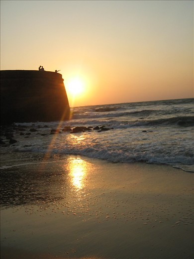 Sunset at Fort Aguada, Sinquerium Beach, NORTH GOA