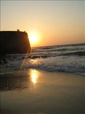 Sunset at Fort Aguada, Sinquerium Beach, NORTH GOA: by tania_sheehan, Views[338]