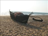 Traditional Goan fishing boat, Calangute GOA – The early boat catches the fish: by tania_sheehan, Views[604]