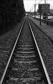 Step out of your home and onto the railway tracks. : by tania_vincent, Views[289]