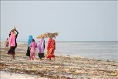 Young African children in their colorful clothes in the Muslim town of Jambiani: by tanzania, Views[275]