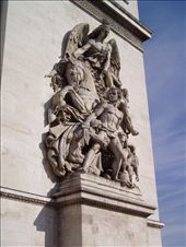 Arc de Triomphe, mighty are the stones against the sky. Paris France: by tapmyheelstogether, Views[231]
