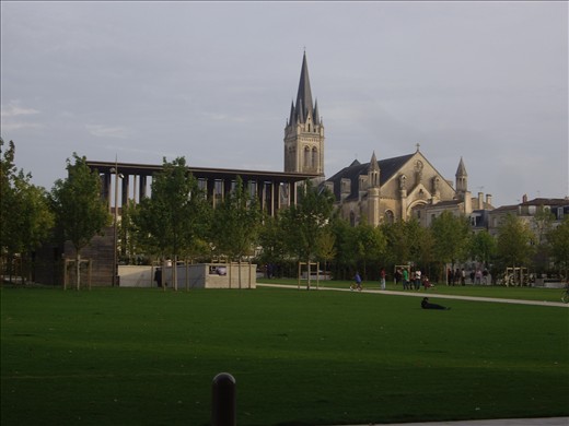 The Square Outside of the Eating Strip Niort