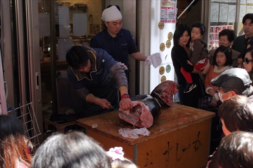 Tsukiji fish market Japan

