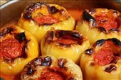 This is how the stuffed peppers looked like when I pulled them out of the oven.: by tastyspecialties, Views[245]