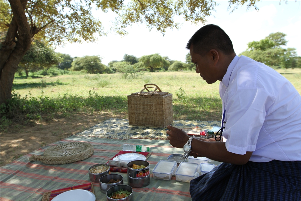 Swe setting the picnic
