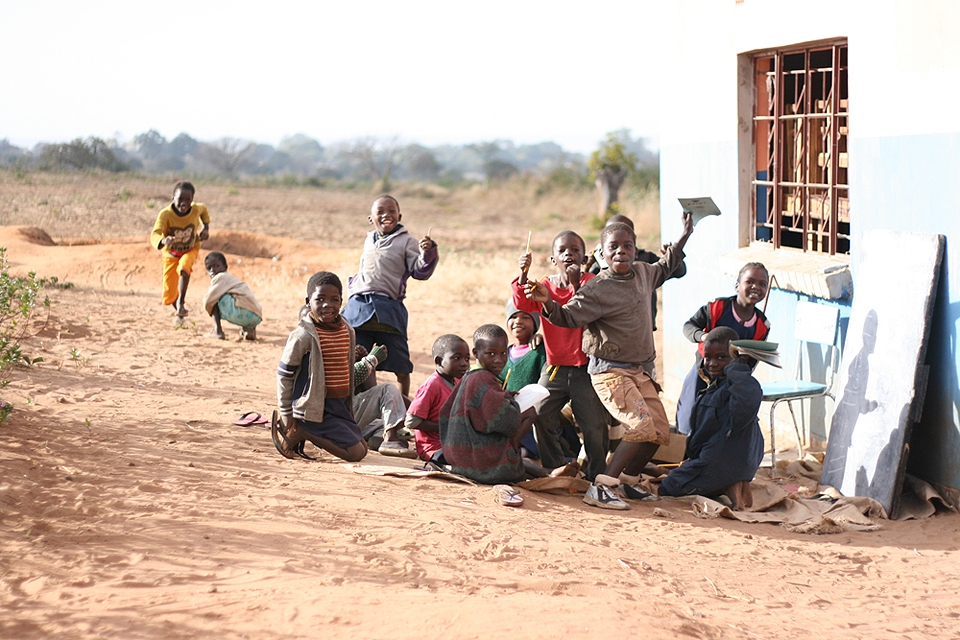 I arrived at a school in Zambia to teach P.E. These kids were ready to learn.