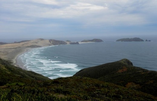 The view on the way to the lighthouse.