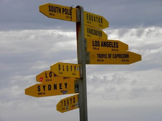 It's a looooong swim to anywhere!