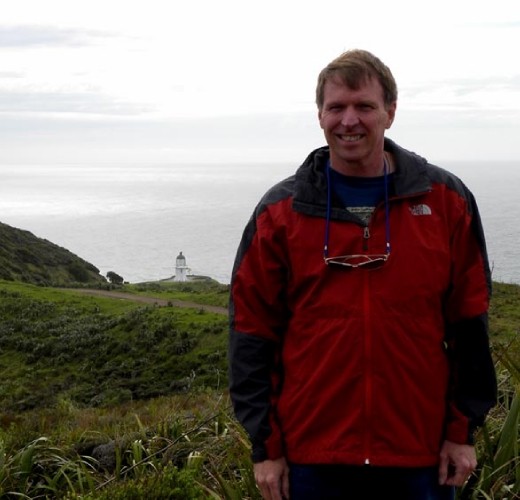 Kent, before we start our trek down to the lighthouse.