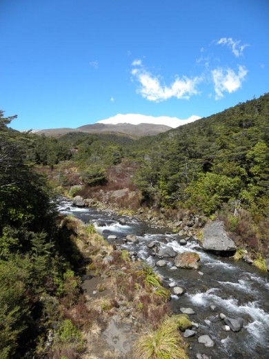 Blue sky, mountains and a beautiful mountain stream. [sigh!]