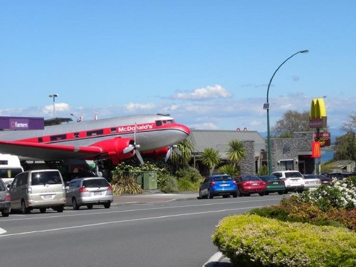 If the supplies are still delivered by DC-3, then it's no wonder the fries are stale!
