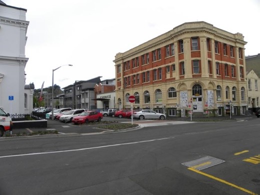 Another classic building, this one houses a glass blowing studio on the ground and basement floors.
