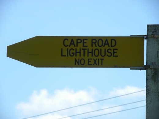 Yep, we missed this sign the first time we went by...