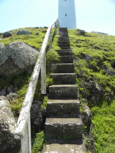 Everywhere we go there are stairs!