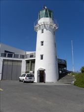 This is the replica lighthouse, built and maintained by the Cape Egmont Boat Club. When the original lighthouse was automated, they wanted to save the original lens, so they built a replica lighthouse and mounted the lens in here. They also turned it into a museum.: by taylortreks, Views[720]