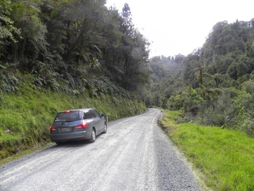 And then it becomes a gravel road. Oh. boy.