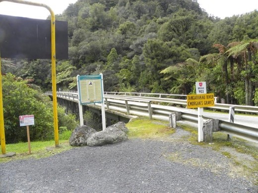 EVERY bridge is a one-lane bridge on the Forgotten World Highway.