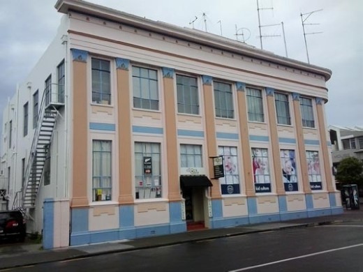 They weren't afraid of making the buildings colorful