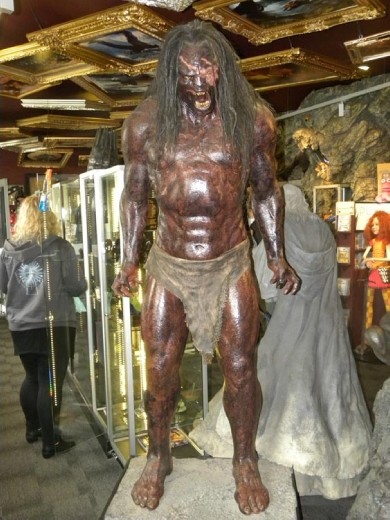 Up close and personal with the Uruk-hai. But Gandalf is still there to protect us!