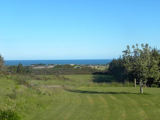 Here's the ocean view from our front window! We never tired of looking at it.