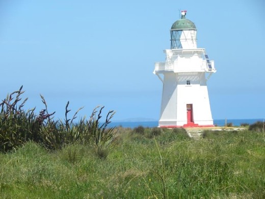You can see Stewart Island in the distance.