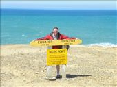 We made it to South Point! Now we've been to the northern most point on the North Island and the southern most point on the South Island! Woo-Hoo!: by taylortreks, Views[253]