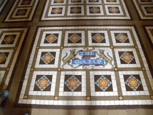 They didn't neglect the tile work either!