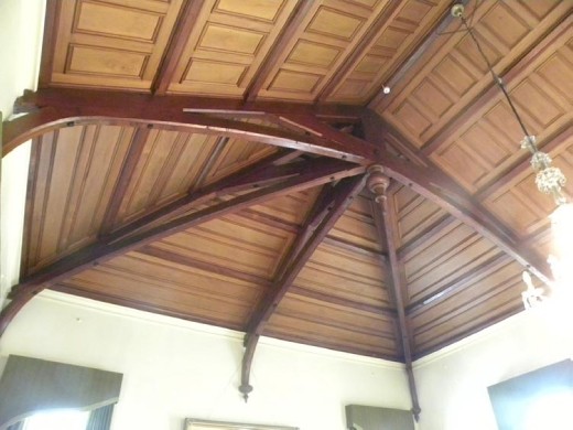 These beams are made from AMERICAN Douglas Fir. They're a long way from home!