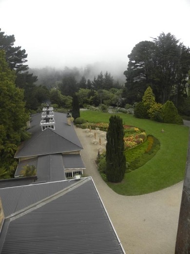 You have to imagine the view from the roof. Unfortunately, the clouds didn't cooperate today.