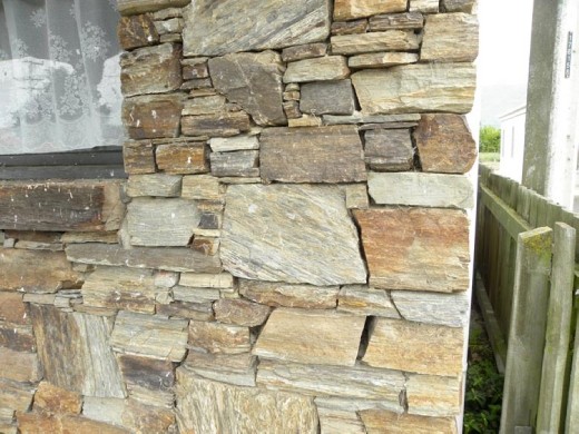 ... to marvel at the rock work on the walls.