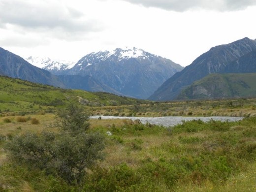Mt Sunday is also in the middle of the Southern Alps.