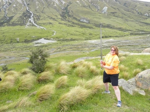 Anna wants everyone to know she slayed the mountain!