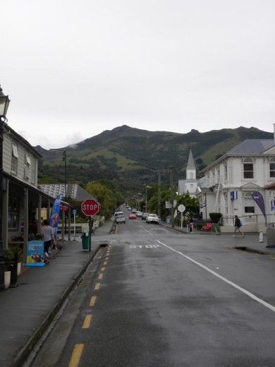 The day started rainy and gloomy.