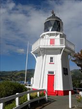 Look, Judy! ANOTHER lighthouse! (This had to be one of the most accessble lightouses in NZ. We just drove right up to it.: by taylortreks, Views[263]