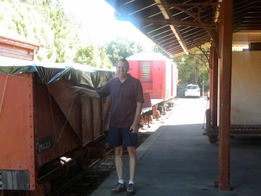 The rail car is real!