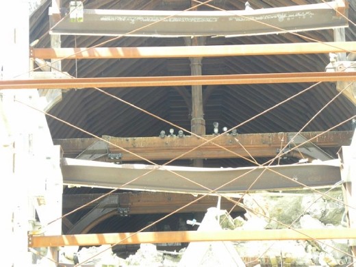 The pidgeons seem to like their new home. This will require a complete rebuild.