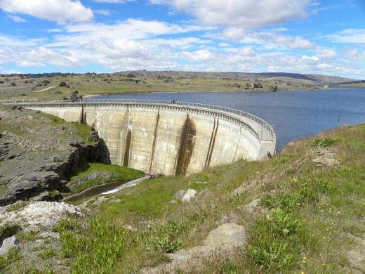 We took a lunch break by the dam. Those leaks were a little troubling, but it looks as though they've been there for a while.